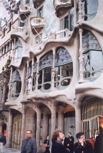 Building desgned by Gaudi