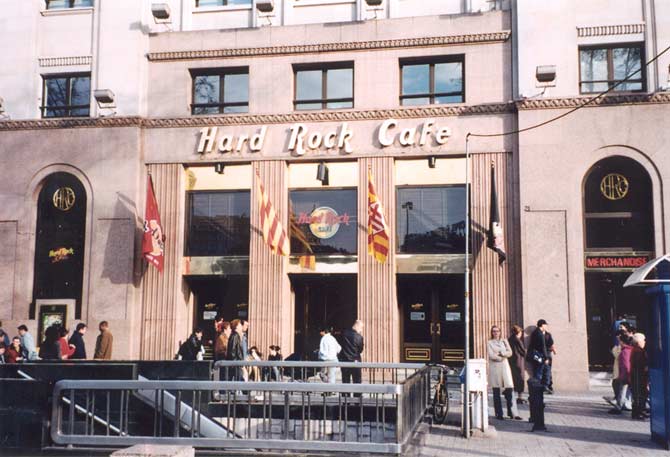 The Hard Rock cafe