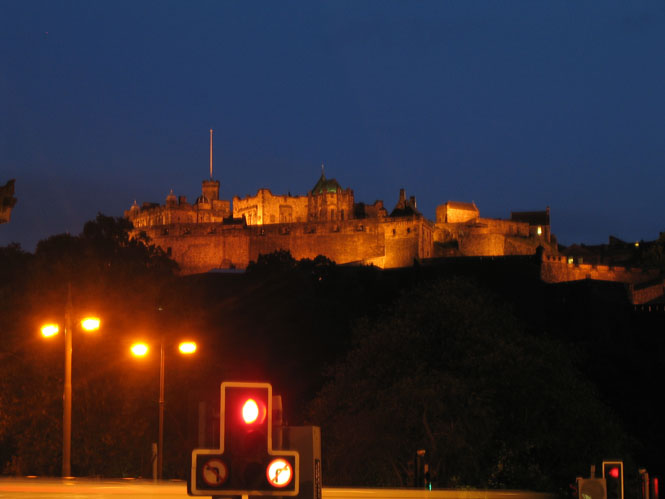 Edinburgh Castle by night !!