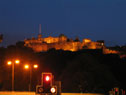 The castle at night