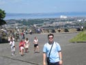 Looking over the Firth of Forth from the castle