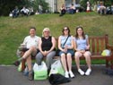 Picnic in Princes Street gardens