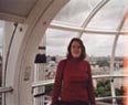 Melanie on the London Eye