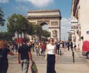 Melanie and the Arc de Triumphe