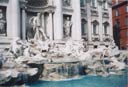The Trevi fountain