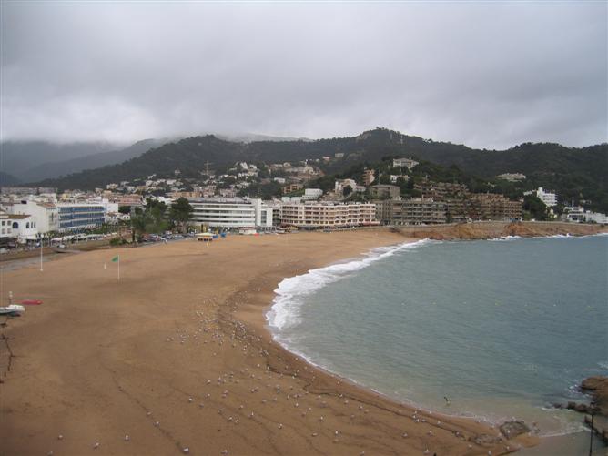 The beach