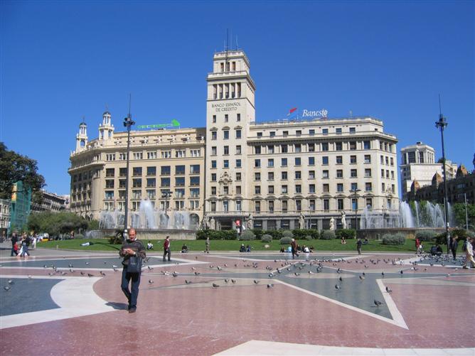 Plaza Catalunya, Barcelona