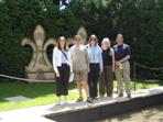 All of us in the garden of Gala & Dali's Castle, Pubol