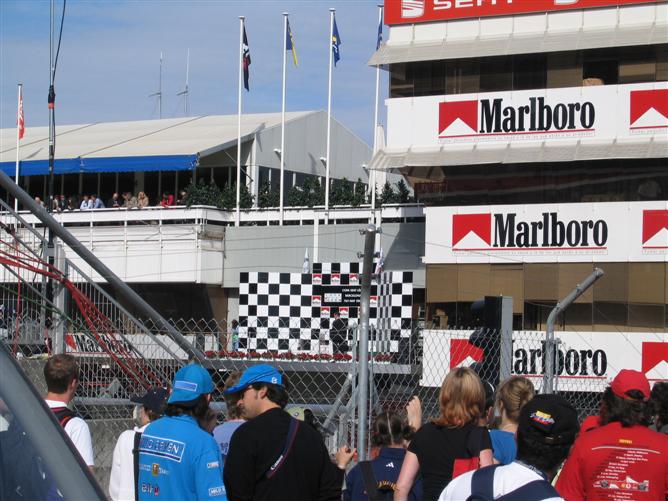 The podium