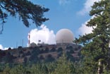 Radar dome on Mount Olympus