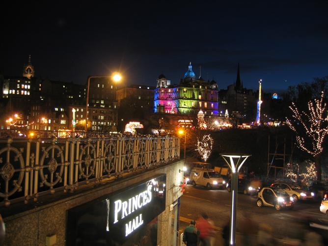 Edinburgh by night