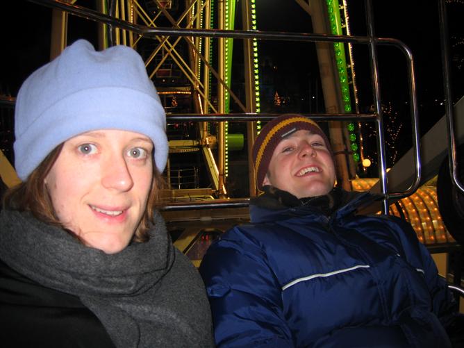 On the big wheel