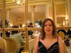 Melanie in the Palm Court Restaurant