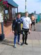 Richard and Nick dressed for white water rafting