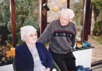 Grandma and Grandad Crosbie at Laura's 18th birthday