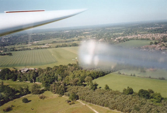View from glider