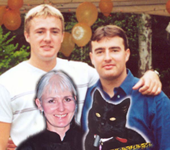 Nick, Richard, Mum and Boris