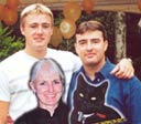 Nick, Richard, Mum and Boris