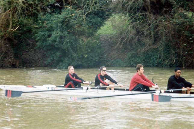 Nick rowing