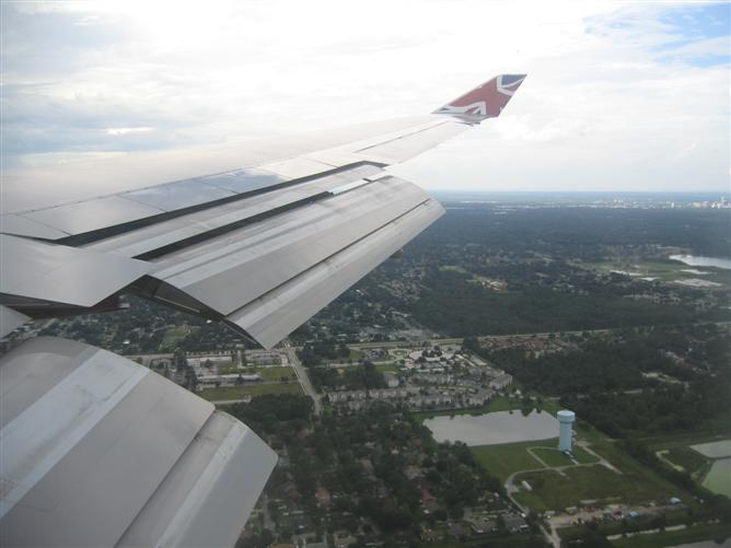 Landing at Orlando