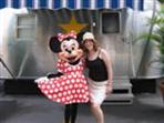 Melanie with Minnie Mouse