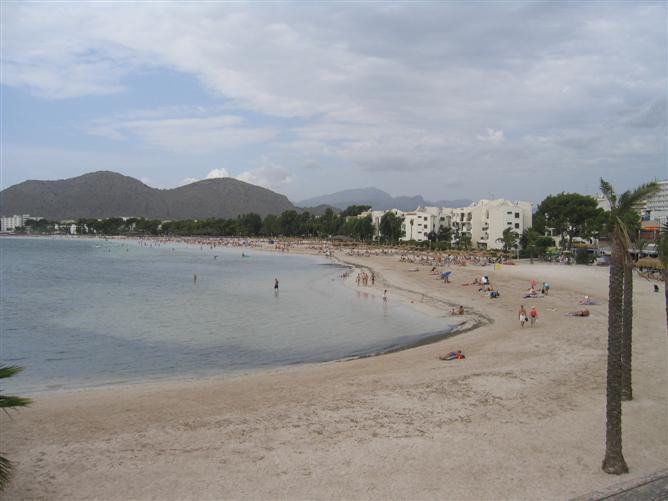 The beach